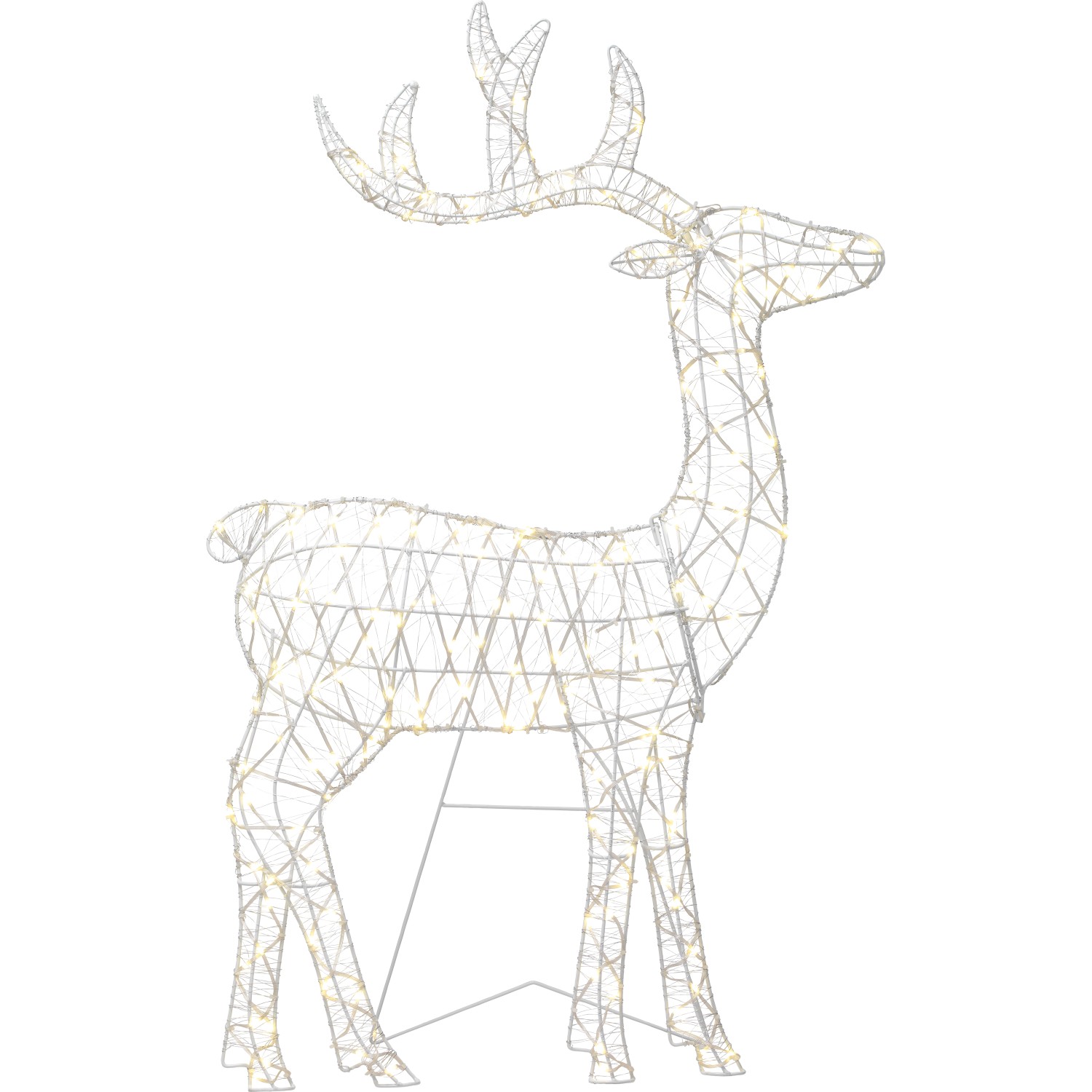 Exteriérová LED drátěná figurka soba, 160 LED, 68 x 105 cm