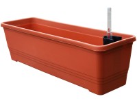 Plastia Samozavlažovací truhlík Bergamot terakota 60 x 19,5 x 16,5 cm