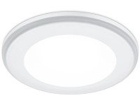 Trio Vestavné LED svítidlo Aura, matné bílé, pr. 80 mm