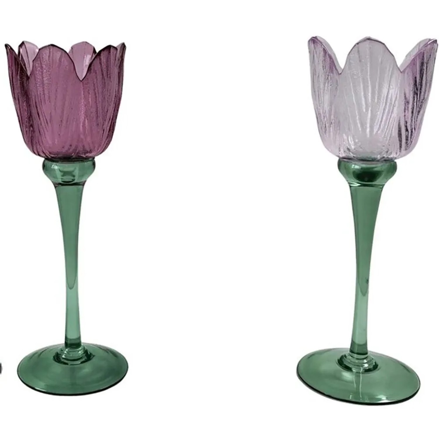 Boltze Skleněný svícen Tully XS, různé druhy, pr. 7,8 x 22 cm, 1 ks