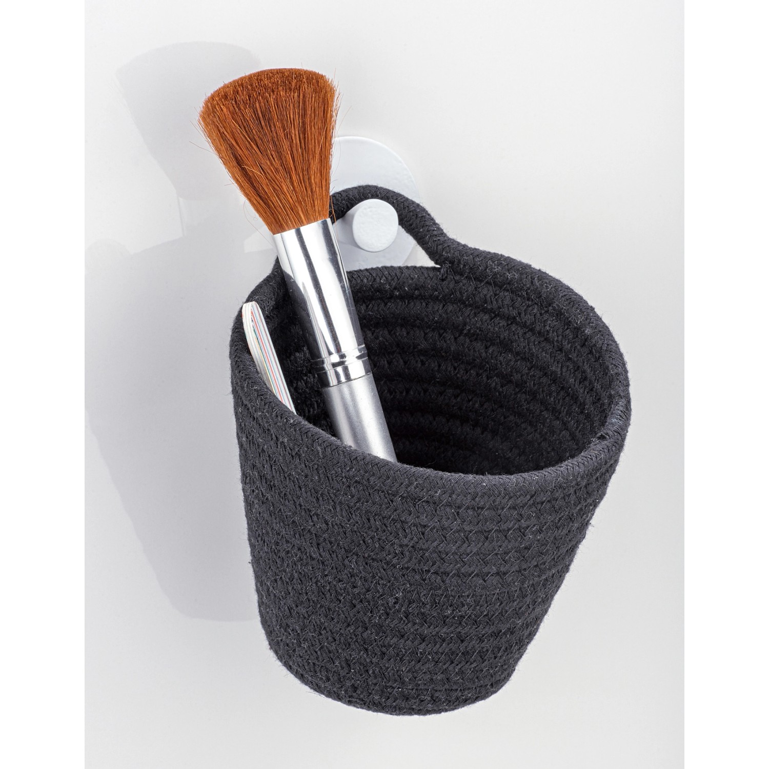 Wenko Úložný košík Soria 12,5 cm x 12 cm x 14,5 cm černý