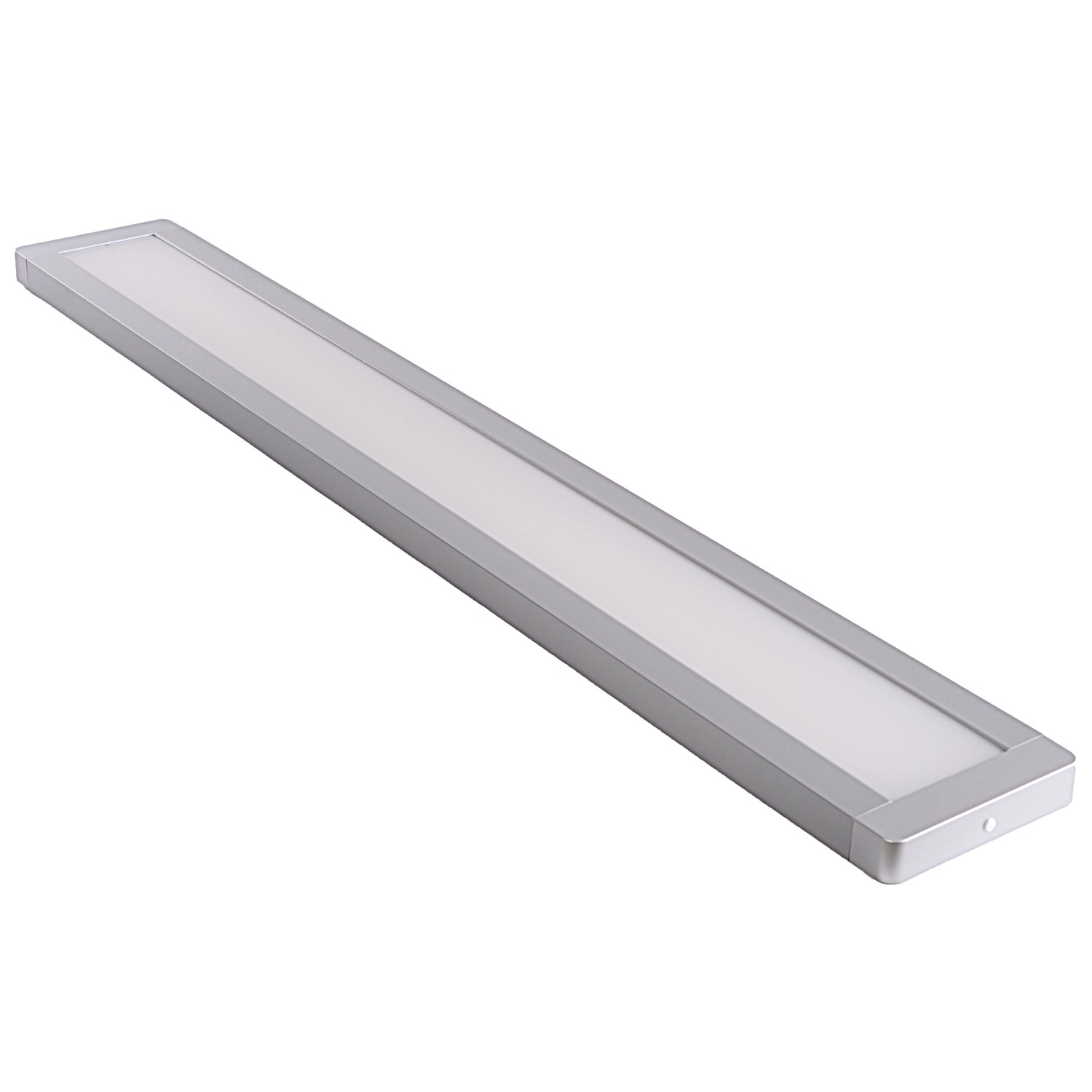 Přisazené LED svítidlo ALENA, 48 W, 4100 lm, 4000 K, stříbrná, 114,7 x 16,1 cm