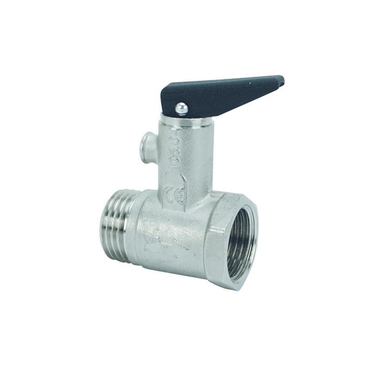 Pojistný ventil pro bojler 3/4" s vypouštěním