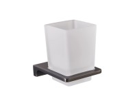 RAV Slezák Držák zubních kartáčků Nil NLA0201MG, metal grey/sklo