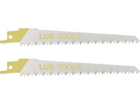 LUX-TOOLS Pilový list na dřevo / plast do pily ocasky HCS 128 mm, 2 ks LUX-TOOLS Pilový list na dřevo / plast do pily ocasky HCS 128 mm, 2 ks