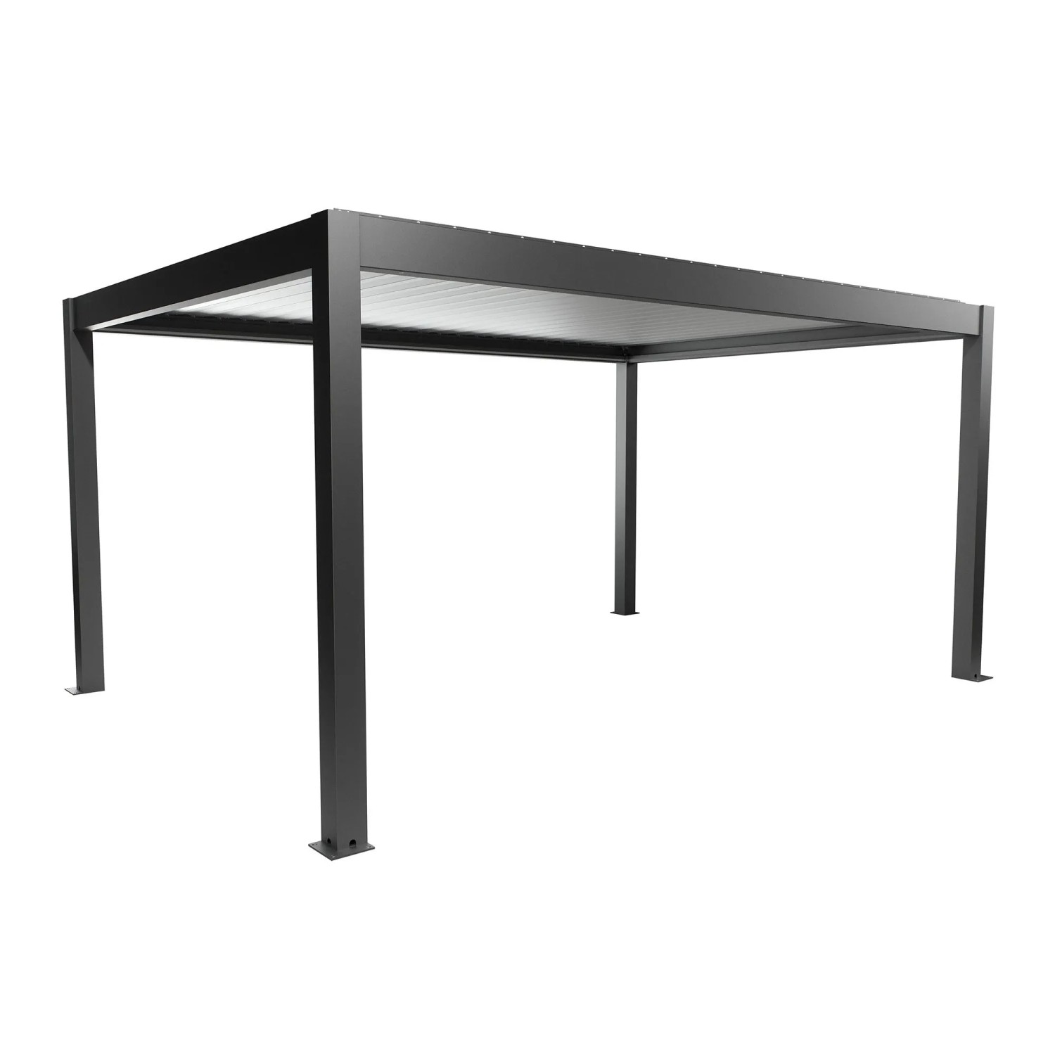 Biohort Pergola 5 x 3,5 tmavě šedá/stříbrná 515,5 x 367,5 cm