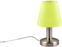Trio Stolní lampa Mats II, matný nikl/zelená, pro. 14 x 24 cm
