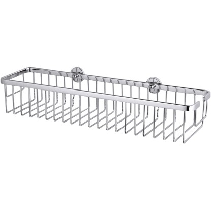 tesa Košík do sprchy Aluxx velký širší, chrom, 92 x 450 x 125 mm