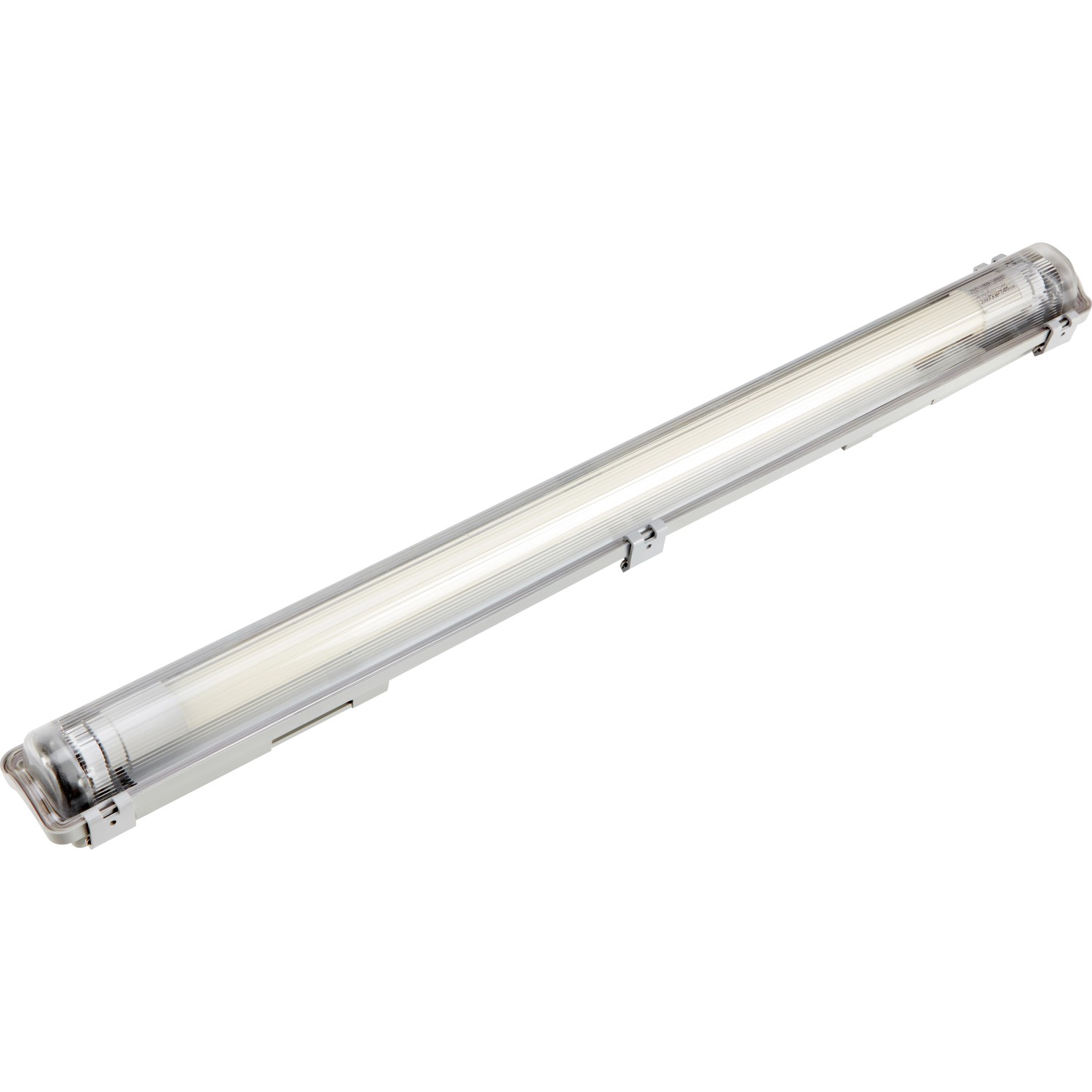 LED svítidlo do vlhkých prostor 9W 850lm 4000K IP65, sklo, šedá, 68,5 cm