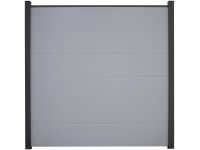 GroJa BasicLine Kompletní sada zásuvných panelů Silver Gray 180 x 180 cm