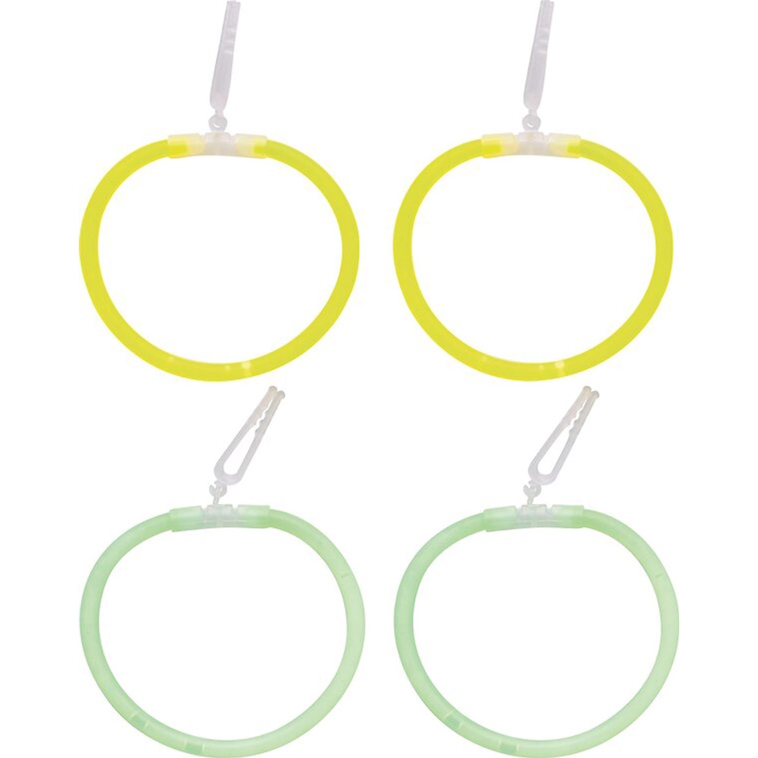 Svítící tyčinka - náušnice kruhy