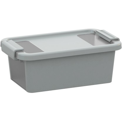 Bi Úložný box XS, šedý 10 x 16 x 26,5 cm