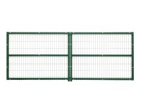 JARMEX Dvoukřídlá brána PPS RAL 6005 zelená 1500 x 4000 mm