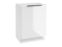 Deftrans Spodní kuchyňská skříňka Belluno 1D1Z, bílá, 60 x 84 x 49 cm