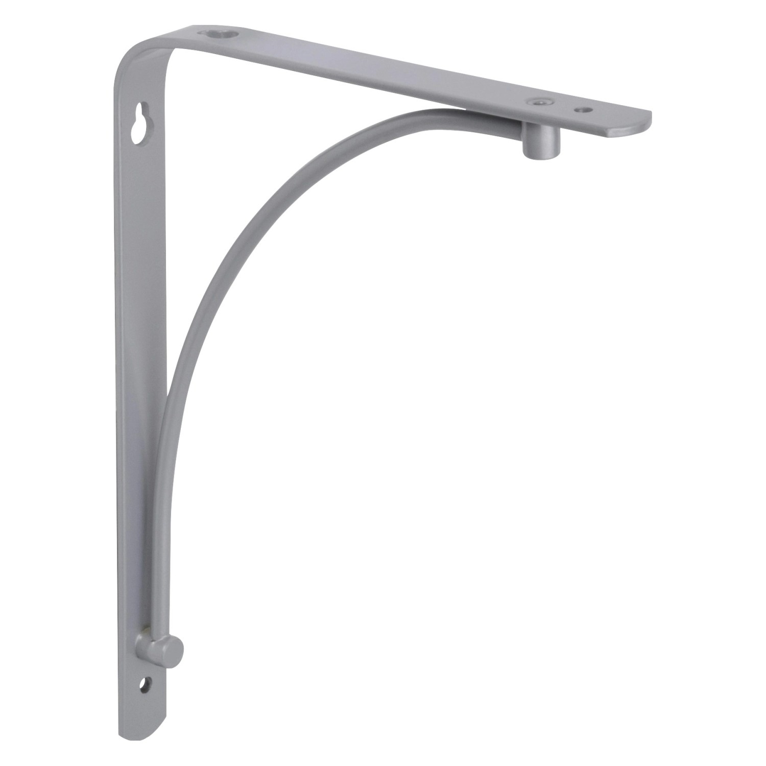 Konzole Danni stříbrná, zátěž 25 kg, 180 x 230 mm