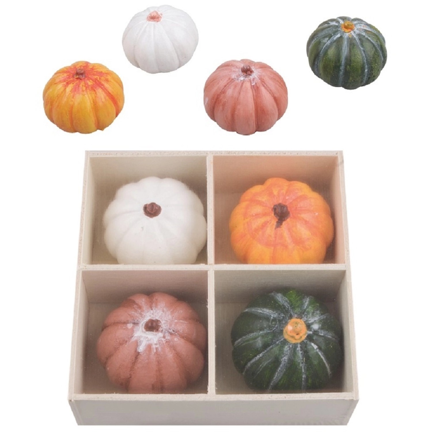Dýně z polyresinu 3 cm, 4 ks Anděl Přerov s.r.o.