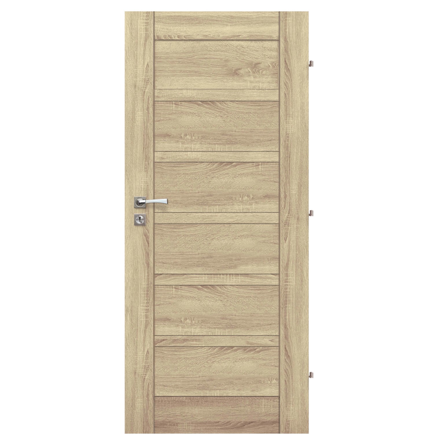 Voster Rámové falcové interiérové dveře ETNA 70, 3D fólie, dub Sonoma, 80 P