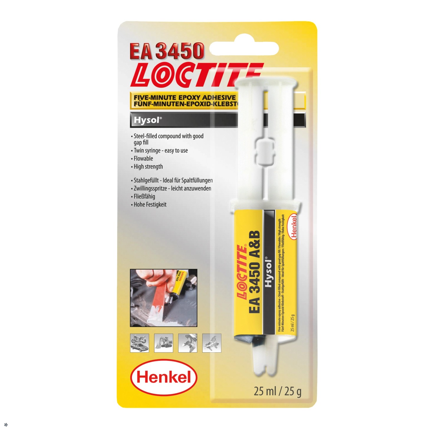 Loctite Epoxidové lepidlo EA 3450, tekutý kov 25 ml