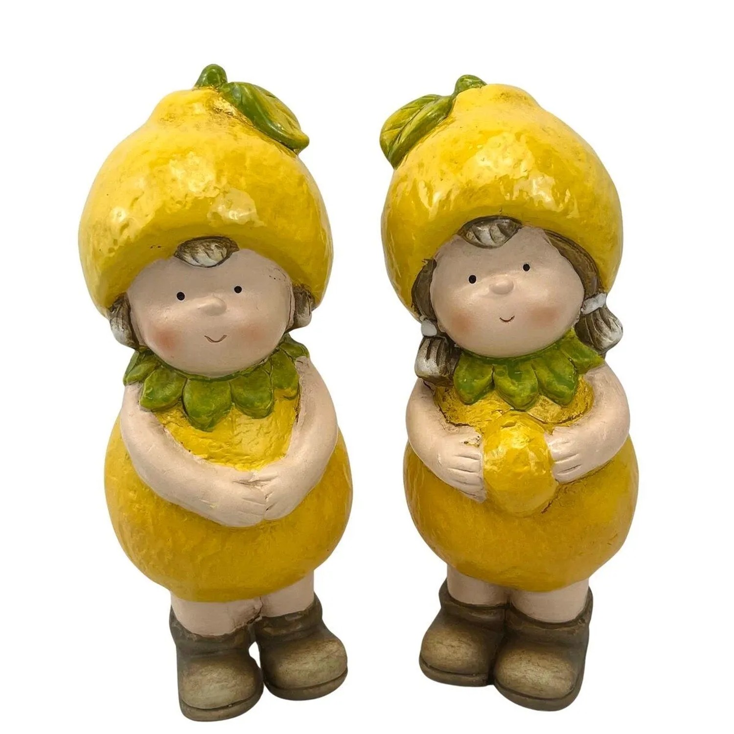 Boltze Dekorativní figurka z terakoty Lemon, různé druhy, 17 cm, 1 ks