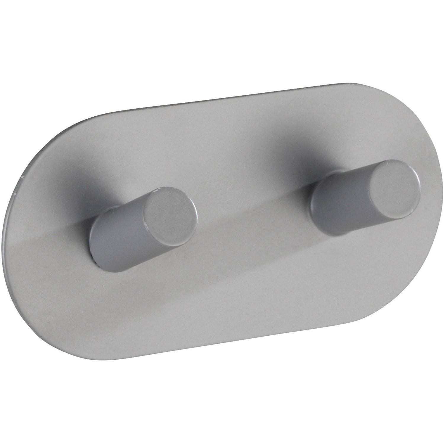 Wenko Nástěnný háček Duo šedý matný