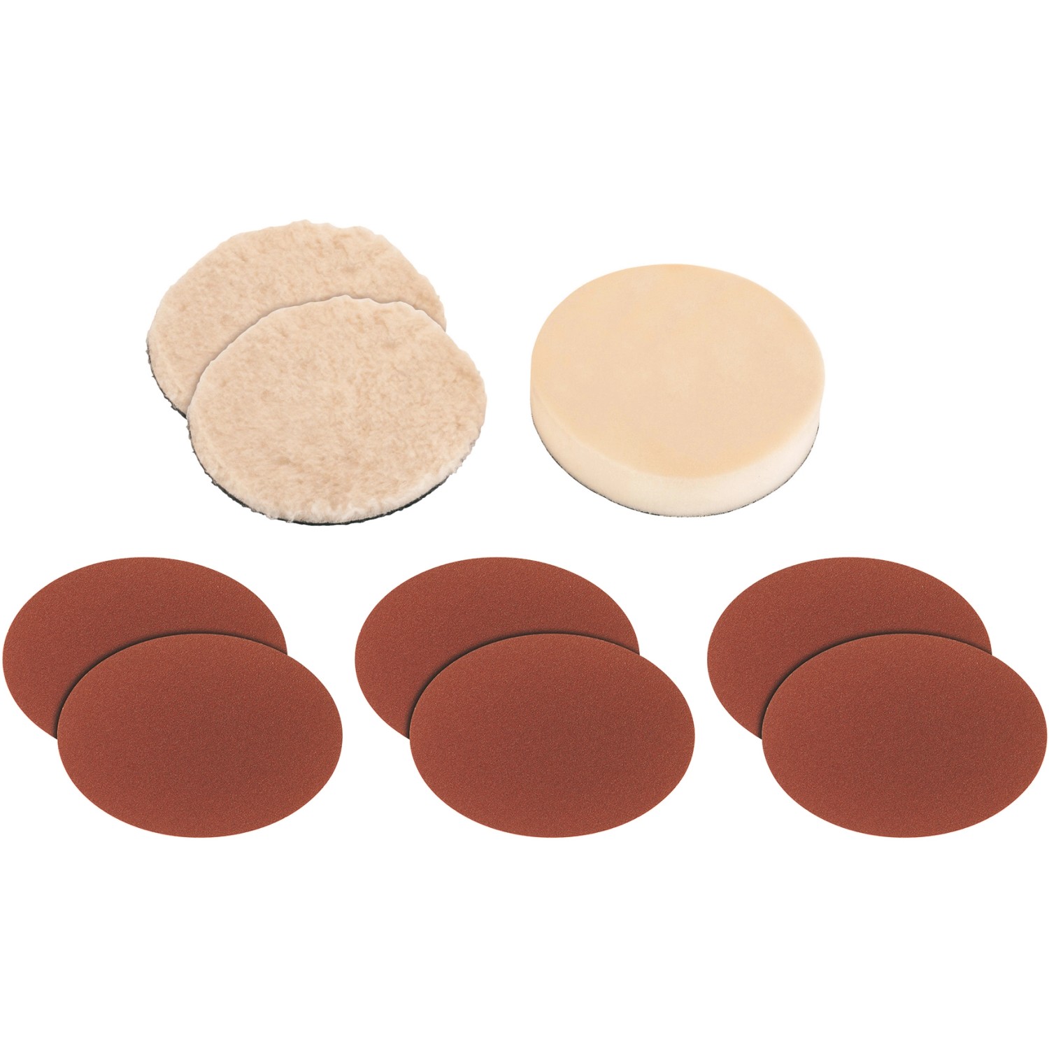 Einhell Sada lešticích potahů a brusných kotoučů 9dílná