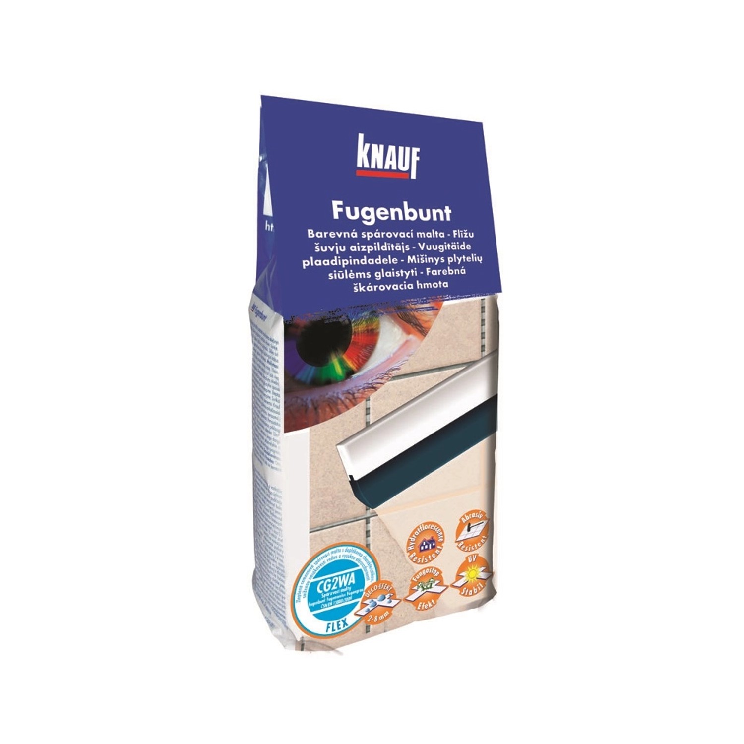 Knauf Spárovací hmota Fugenbunt, tmavě hnědá, 2 kg