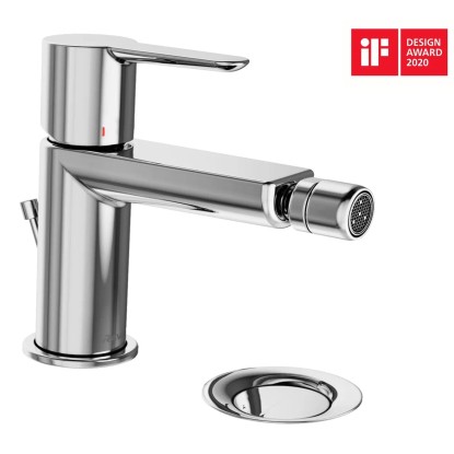 RAVAK Bidetová stojánková baterie Puri PU 055.00CR s výpustí, chrom, 150 mm