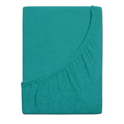 B.E.S. Froté prostěradlo IDEAL aqua 160 x 200 cm