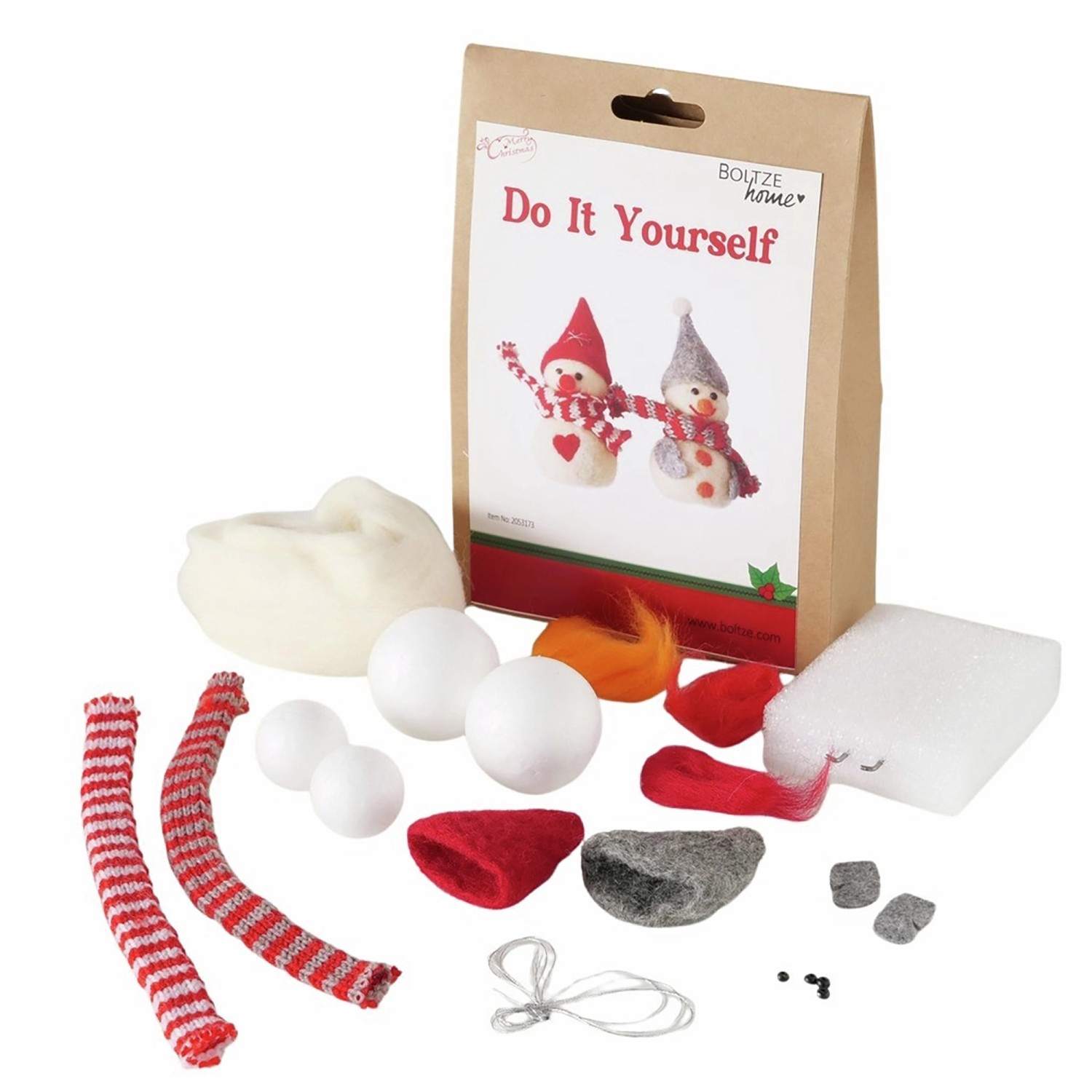Boltze Vánoční kutilská sada Snowman M, 15 x 5 x 22 cm