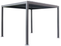Hespéride Bioklimatická pergola Évonis, hliník/ocel, Gris Graphite, 3 × 3 m