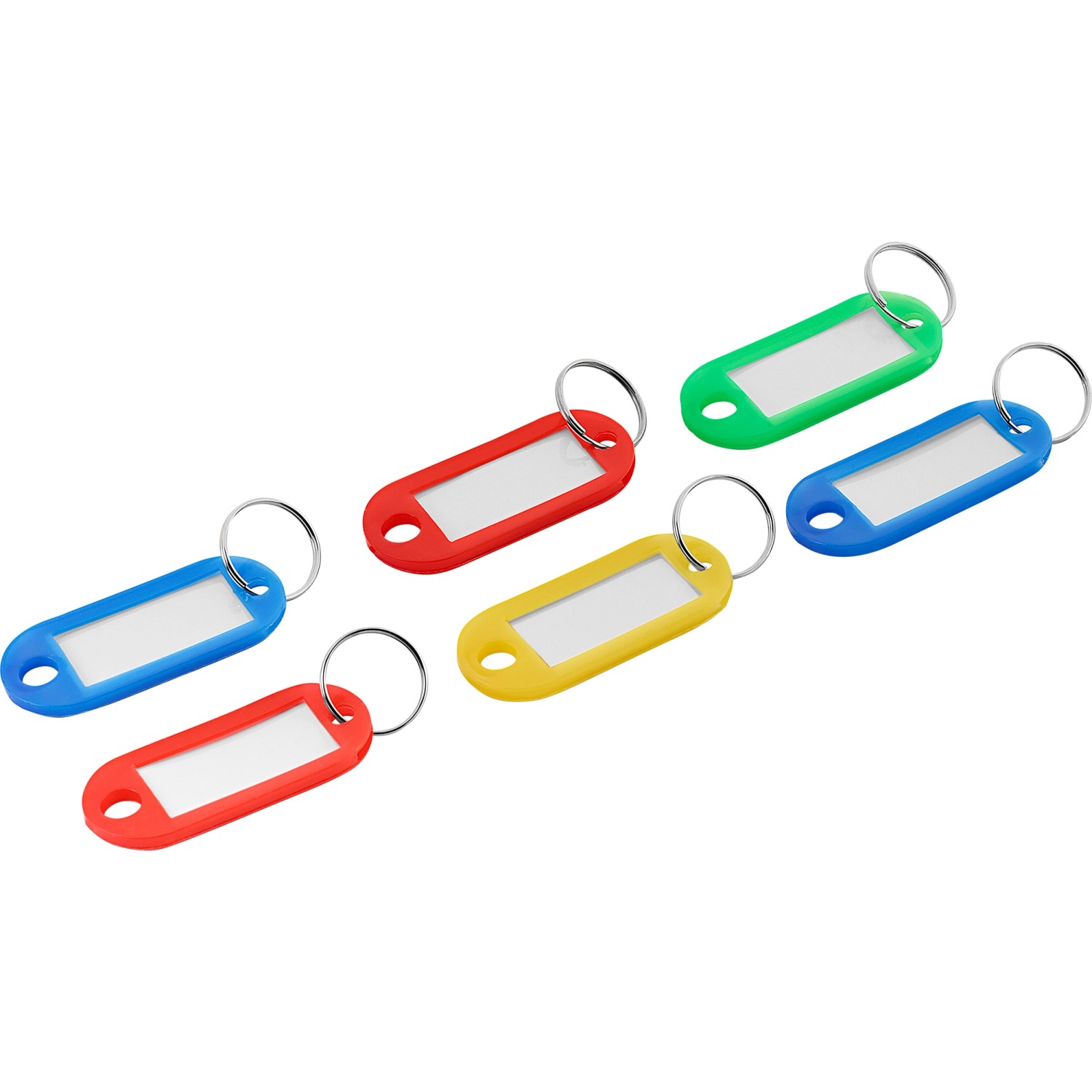 Přívěšek na klíče s kroužkem, 6 ks
