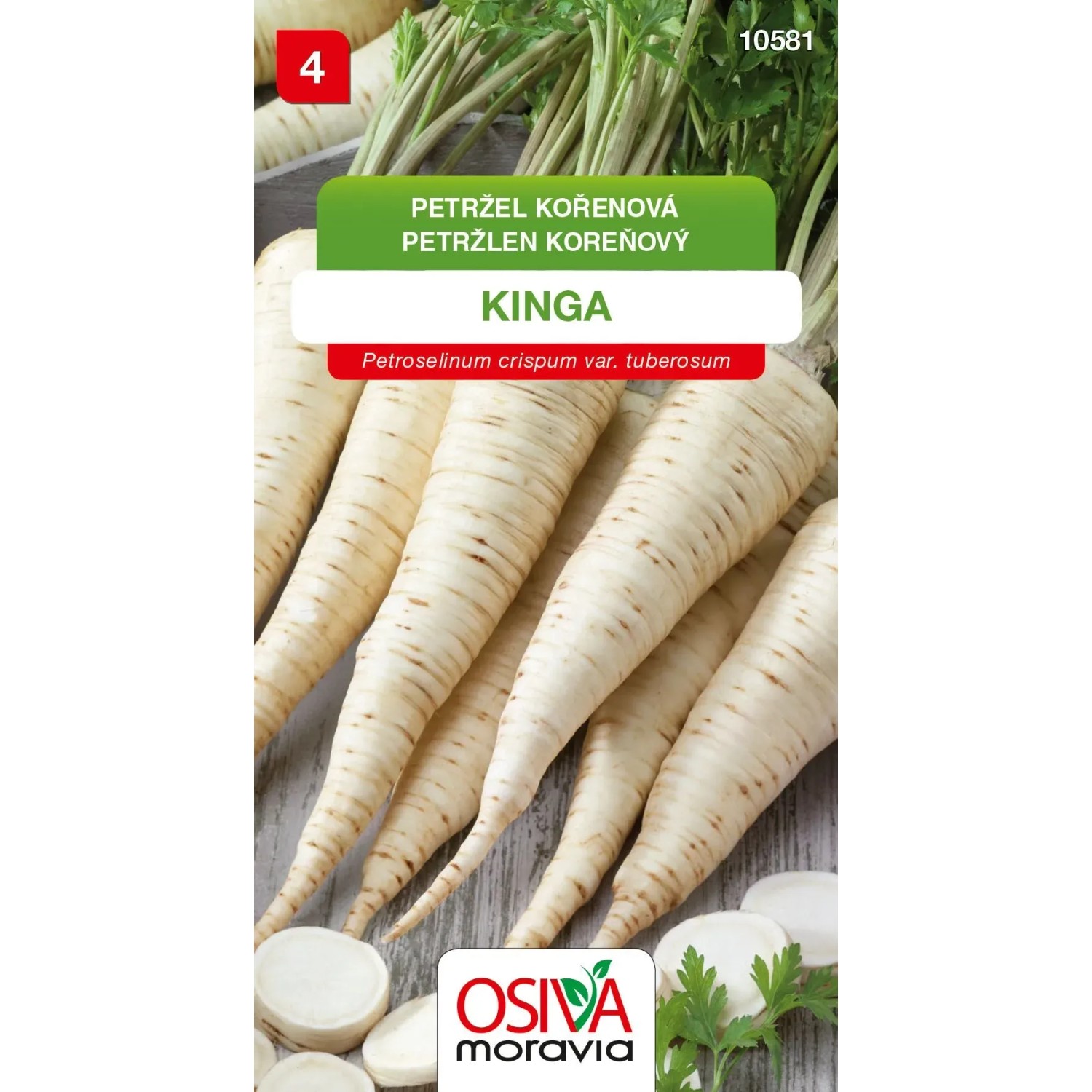 Semínka Petržel kořenová Kinga (Petroselinum crispum var. tuberosum)