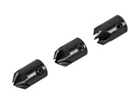 LUX-TOOLS Sada nástrčných záhlubníků HSS 12 mm pro vrták pr. 3/4/5 mm