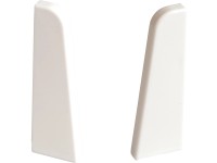 Egger Koncovka soklové lišty uni bílá, 2 ks Egger Koncovka soklové lišty uni bílá, 2 ks