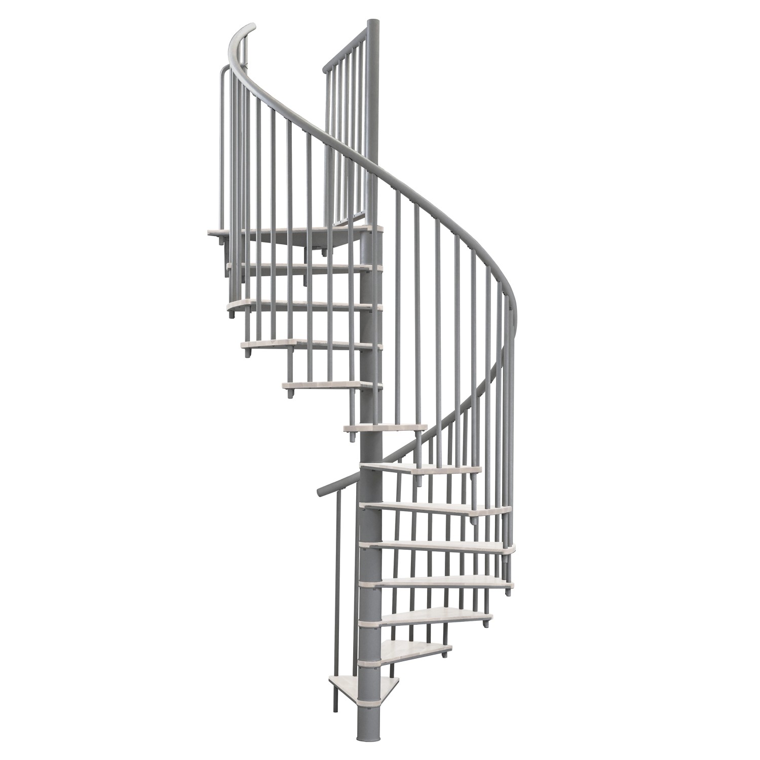 Minka STAIRS Kombinované točité schodiště Switch bílá/šedá pr. 120 cm