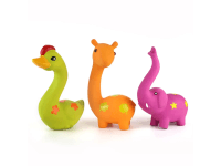 Olala Pets Pískací latexová hračka pro psa - veselé zvířátko 15 cm