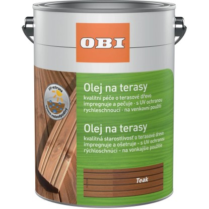 OBI Terasový olej týk 2,5 l