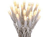 VLC LED světelný řetěz 80 x LED teplá bílá, 8funkcí, IP44, průhledný, 8,92 m