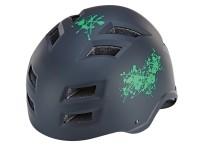 Prophete Cyklistická přilba pro dospělé ABS s LED světlem, černá, 55-58 cm