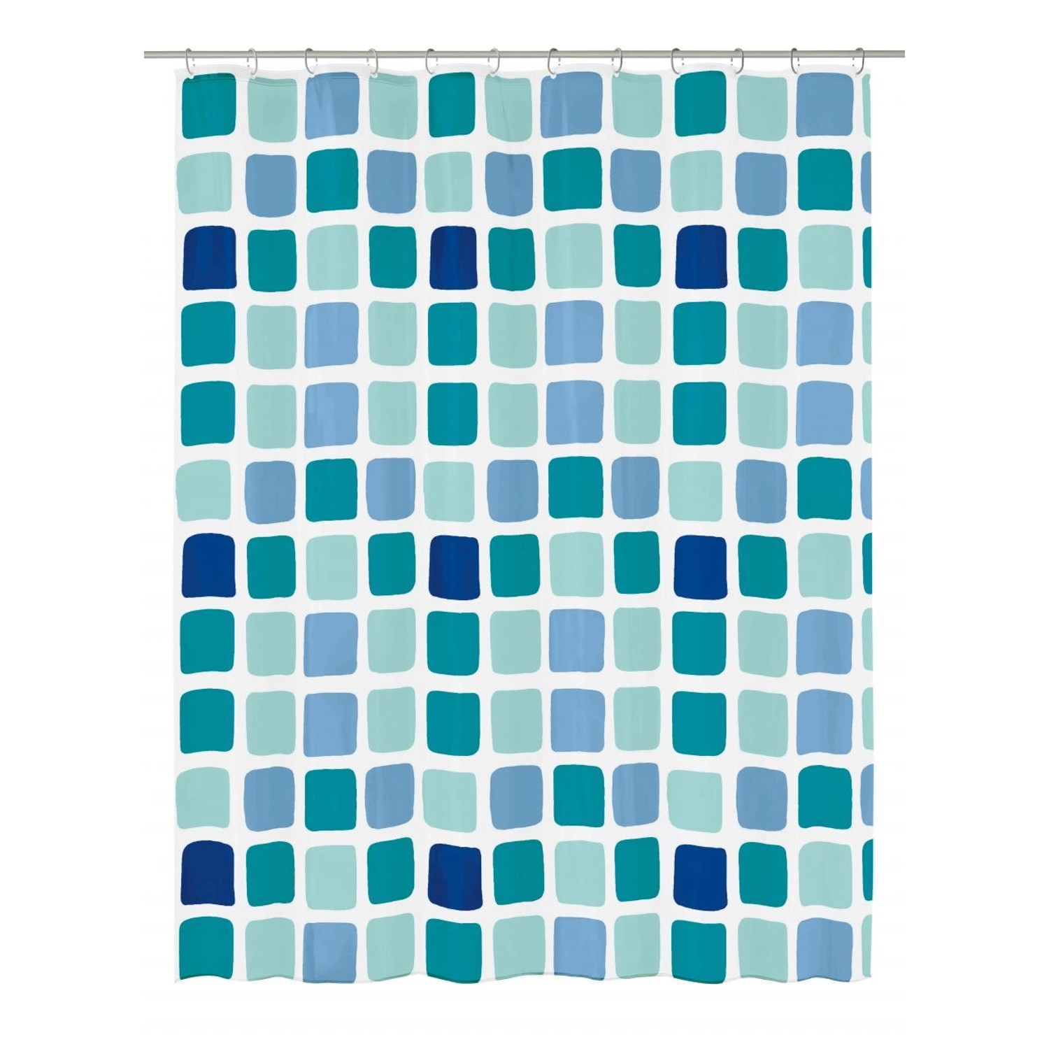 Kleine Wolke Sprchový závěs Sonny modrý 180 x 200 cm