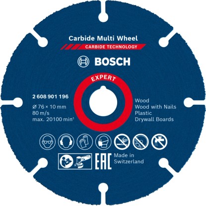 Bosch Víceúčelový řezný kotouč Expert CarbideMultiWheel 10x76mm (2 608 901 196)