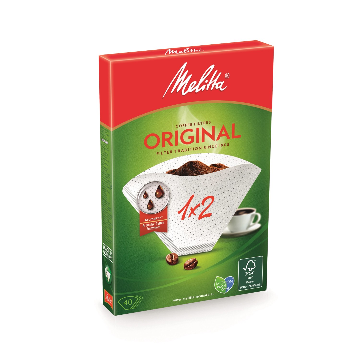 MELITTA Kávové filtry Original 1x2/40ks