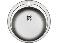 PYRAMIS Nerezový dřez KIBA 1B hladký, pr. 48,5 cm (60 mm)