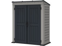 Duramax Plastový domek na nářadí YardMate Pent, antracitová/šedá, 171 x 92 cm