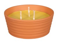 NOHEL GARDEN Svíčka proti hmyzu Citronela žlutá 3 knoty pr. 16 x 7 cm, 420 g