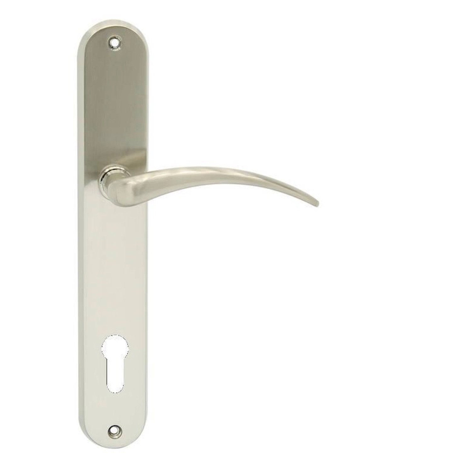 COBRA Dveřní štítové kování MILENA PZ 90 ONS nikl matný