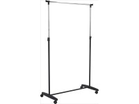 CMI Pojízdný šatní věšák černý