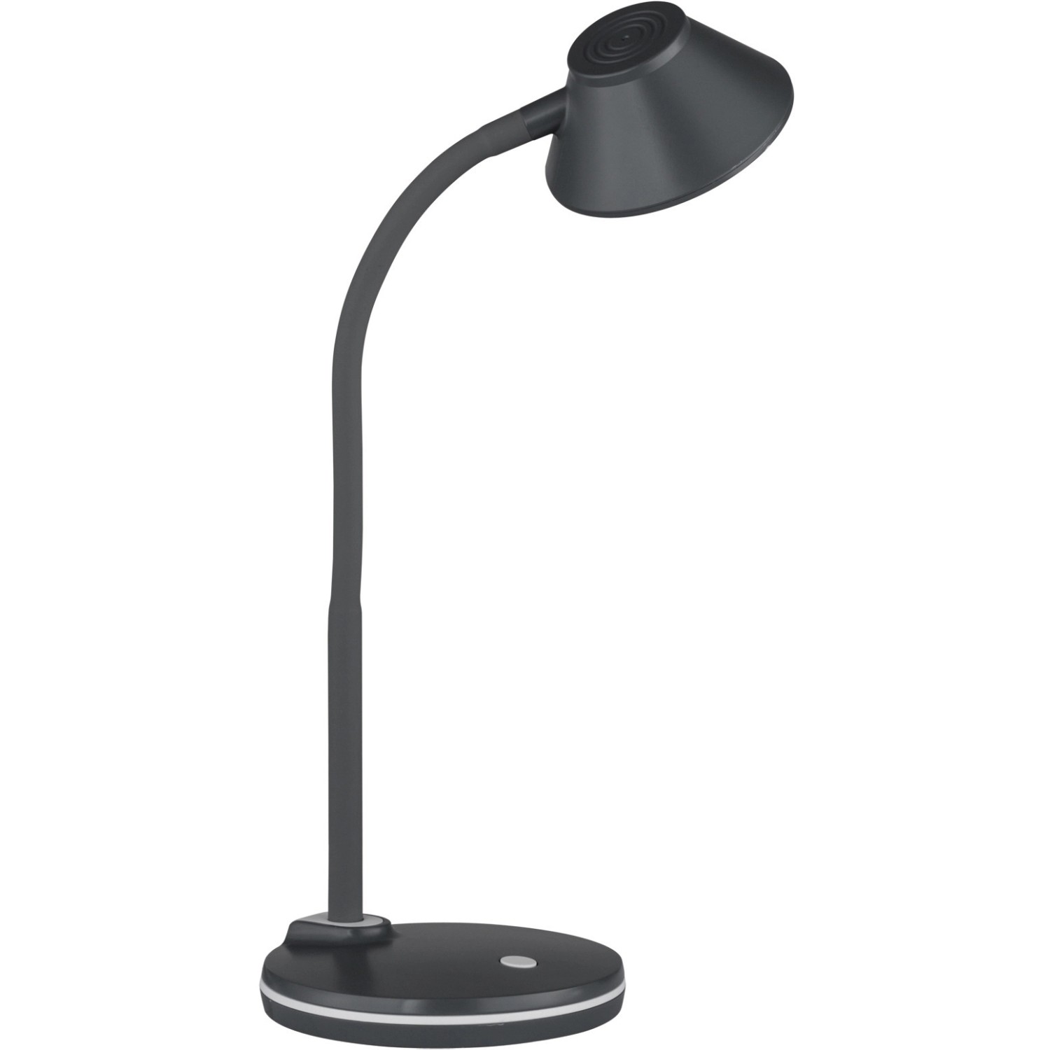 Reality LED stolní lampa BERRY titanová 3,2W, 350lm, 3000K, 13 x 33 cm