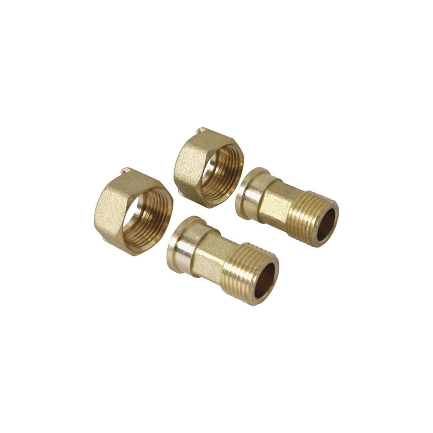 Šroubení k vodoměru mosaz 3/4" sada (1" x 3/4")