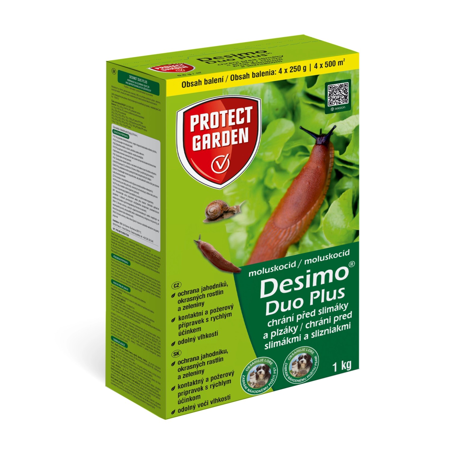 Protect Garden Moluskocid DESIMO DUO PLUS proti slimákům a plzákům, 1 kg